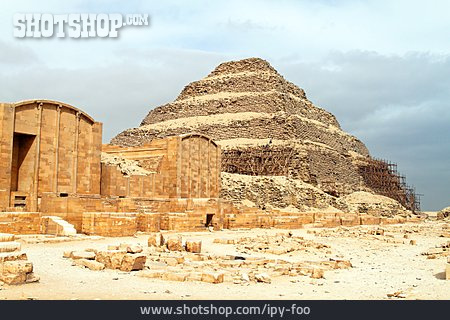 
                Stufenpyramide, Sakkara, Djoser-pyramide                   