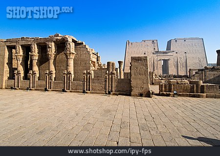 
                Archäologie, Tempel, Edfu                   