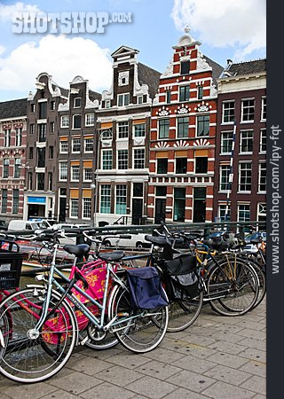 
                Städtisches Leben, Fahrrad, Amsterdam                   