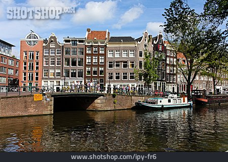 
                Stadtansicht, Fluss, Amsterdam                   