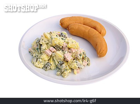 
                Kartoffelsalat, Bockwurst                   