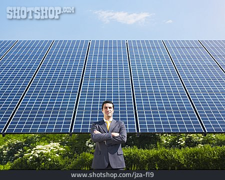 
                Solarenergie, Ingenieur, Solaranlage, Sonnenenergie                   