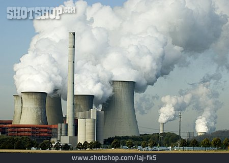 
                Umweltzerstörung, Umweltbelastung, Braunkohlekraftwerk                   
