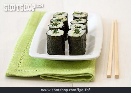 
                Sushi, Sushiplatte, Horenso Maki                   