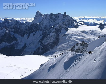 
                Alpen, Aiguille Du Midi, Mont-blanc-gruppe                   