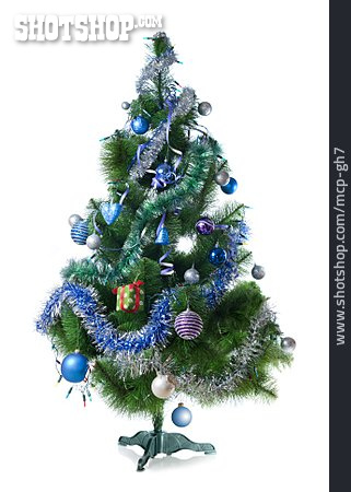 
                Christbaumschmuck, Weihnachtsbaum, Geschmückt                   