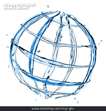
                Weltkugel, Rotieren, Wasserkreislauf                   