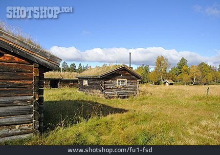 
                Hütte, Holzhaus, Schweden                   