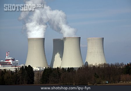 
                Industrielandschaft, Kühlturm, Kernkraftwerk                   