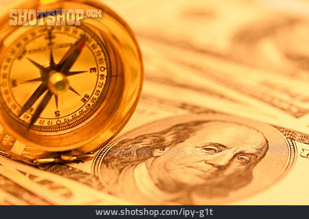 
                Kompass, Spekulieren, Dollarkurs                   
