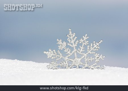 
                Winterlich, Eiskristall, Schneeflocke                   