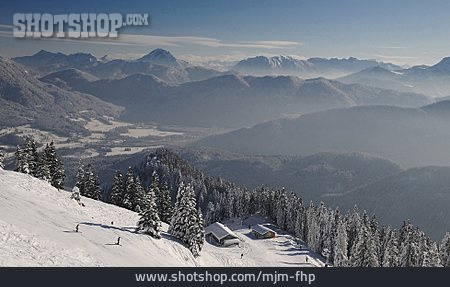 
                Ski Resort, Brauneck, Bavarian Prealps                   