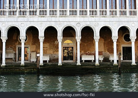 
                Fassade, Säulengang, Venedig, Palast                   