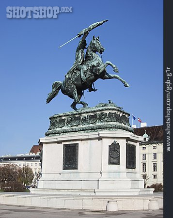 
                Wien, Heldenplatz, Erzherzog-karl-reiterdenkmal                   