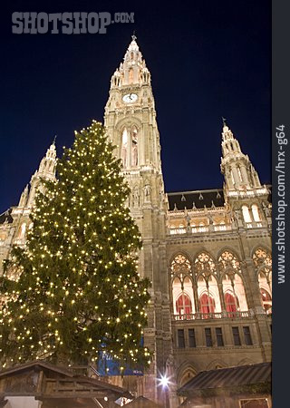 
                Weihnachtsbaum, Wiener Rathaus                   
