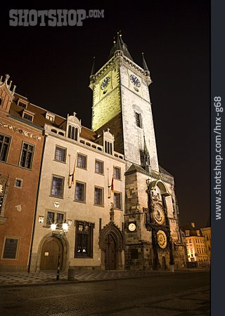 
                Rathaus, Rathausturm, Prag                   