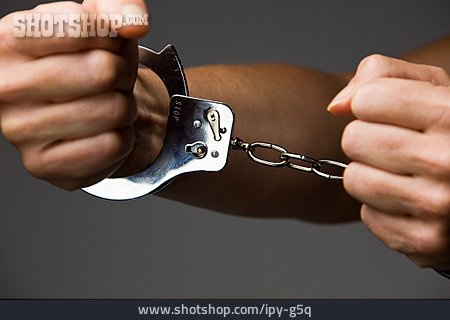 
                Kriminalität, Handschelle, Verhaftet                   