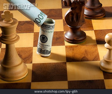 
                Geldschein, Schach                   