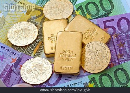 
                Banknote, Gold Bars, Gold Coin                   