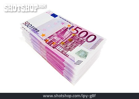 
                Geldstapel, 500 Euro                   