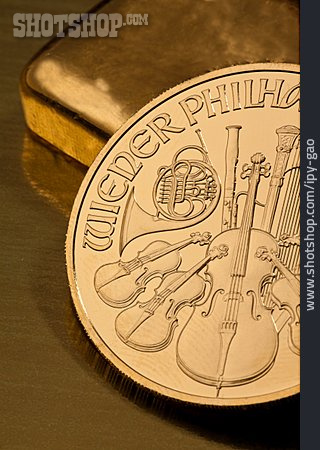 
                Gold, Goldmünze, Wiener Philharmoniker                   