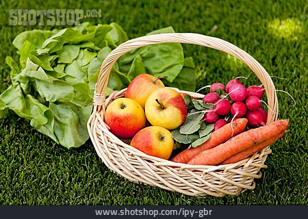 
                Obstkorb, Salatkopf, Gemüsekorb                   