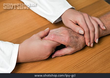 
                Holding Hands, Nursing Home  , Support                   
