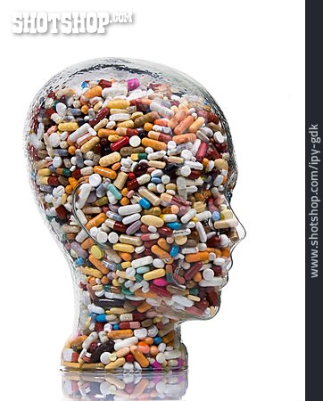 
                Tablettensucht, Glaskopf, Medikamentenmissbrauch                   