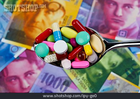 
                Gesundheitskosten, Schweizer Franken, Arzneimittelkosten                   