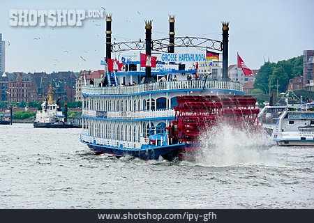 
                Hamburg, Hafenrundfahrt, Ausflugsschiff                   