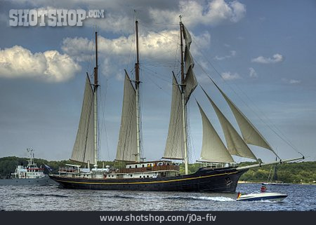 
                Segelschiff, Windjammer, Traditionssegler, Kieler Woche                   