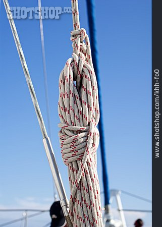 
                Seil, Segelboot, Knoten                   
