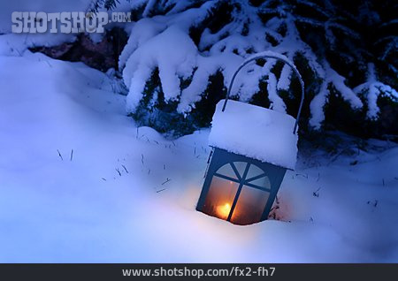 
                Winter, Lantern                   
