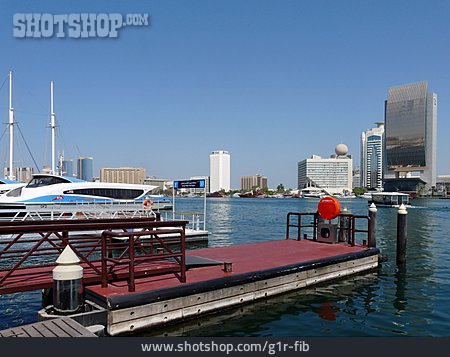 
                Anlegestelle, Dubai, Yacht                   