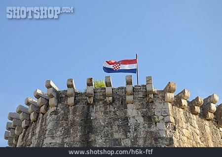 
                Kroatien, Nationalfahne                   