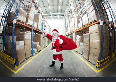 
                Weihnachten, Logistik, Weihnachtsmann, Weihnachtsvorbereitung                   