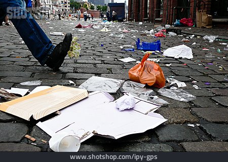 
                Müll, Wegwerfen, Straßenmüll                   