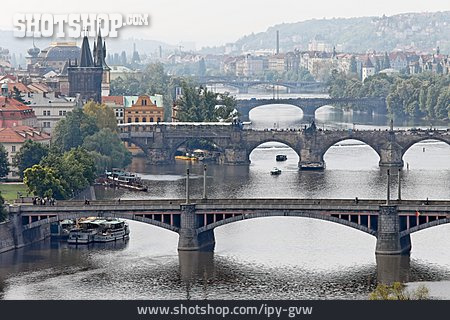 
                Stadtansicht, Prag, Karlsbrücke                   