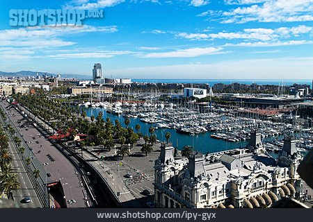 
                Barcelona, Yachthafen, Port Olimpic                   