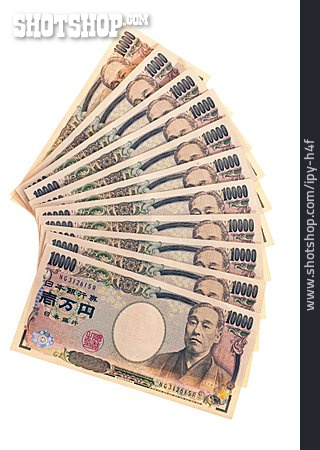 
                Geldschein, Geldfächer, Yen                   