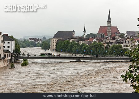 
                überschwemmung, Hochwasser, Steyr                   