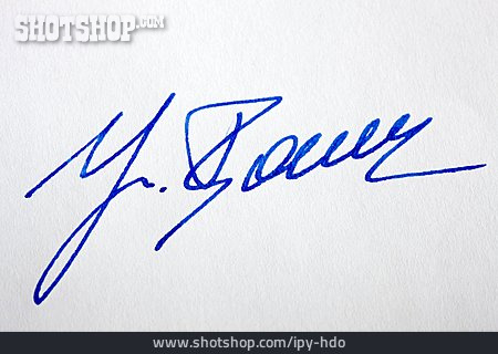 
                Unterschrift                   