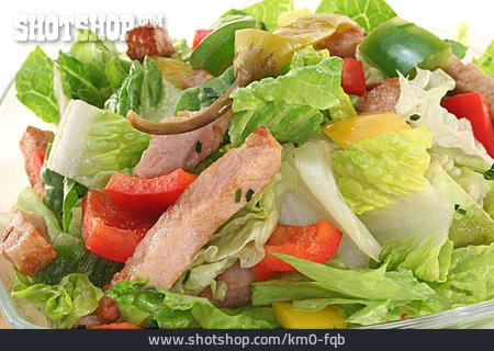 
                Gemischter Salat, Putenfleisch                   