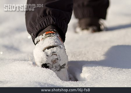 
                Schnee, Läufer, Joggen                   