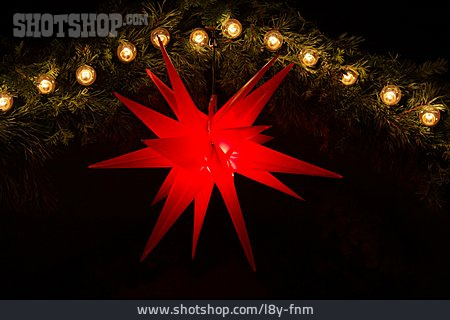 
                Leuchten, Weihnachtsbeleuchtung, Papierstern                   