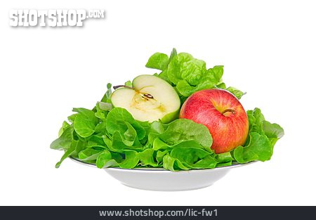 
                Apfel, Kopfsalat                   
