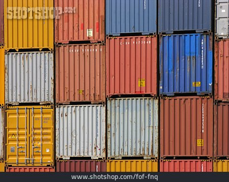 
                Container, Frachtgut, Containerstapel                   