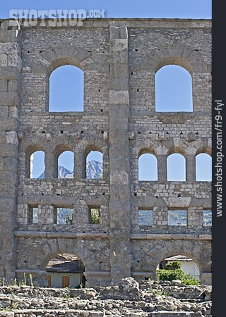 
                Archäologie, Ruine, Aosta                   