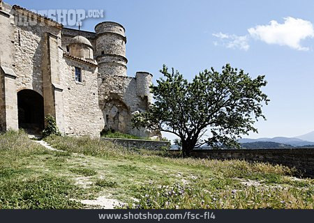 
                Schloss, Le Barroux                   