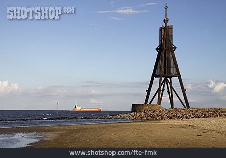 
                Seezeichen, Kugelbake, Cuxhaven                   